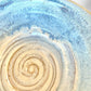 Light Blue & Cream Spiral Bowl