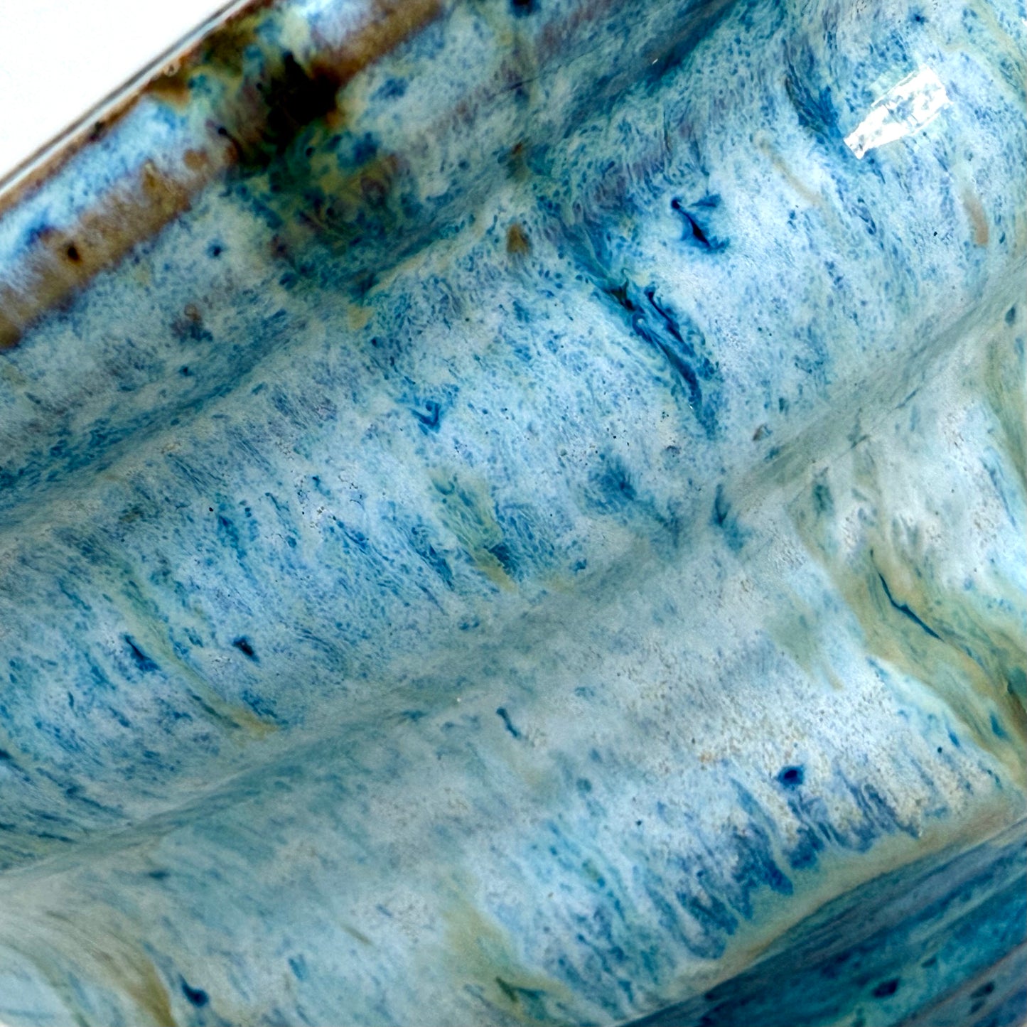Cobalt Blue Spiral Bowl