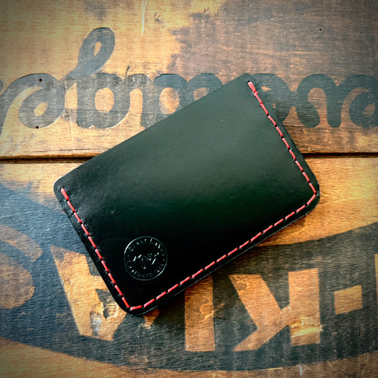 Slim Wallet - Black American Alligator