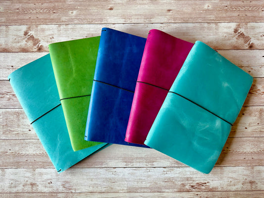 Midori-Style Refillable Leather Journals