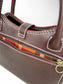 Hair-On-Hide Structure Handbag