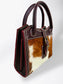 Hair-On-Hide Structure Handbag