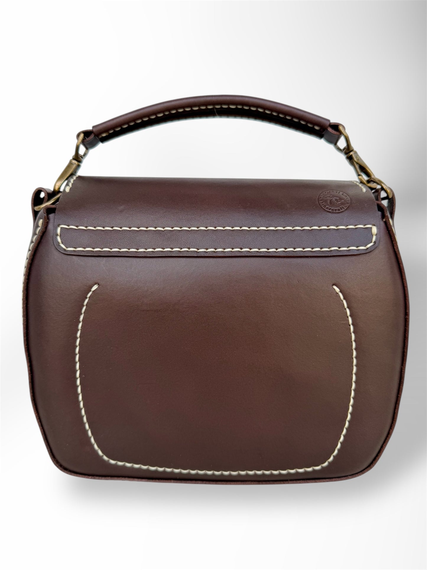 Hair-On-Hide Crossbody Saddle Bag