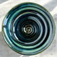 Teal and Navy Blue Spiral Bowl