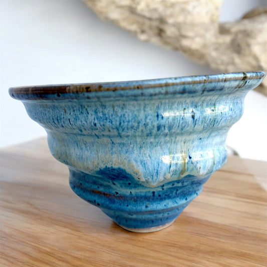 Cobalt Blue Spiral bowl