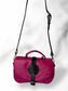 Saddle Bag Crossbody Purse - Magenta